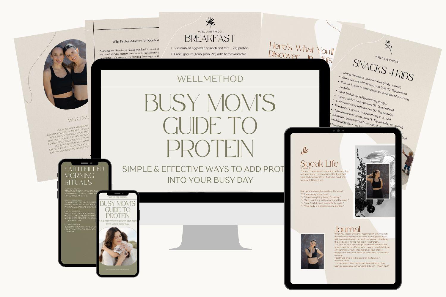 Busy Mom's Guide to Protein